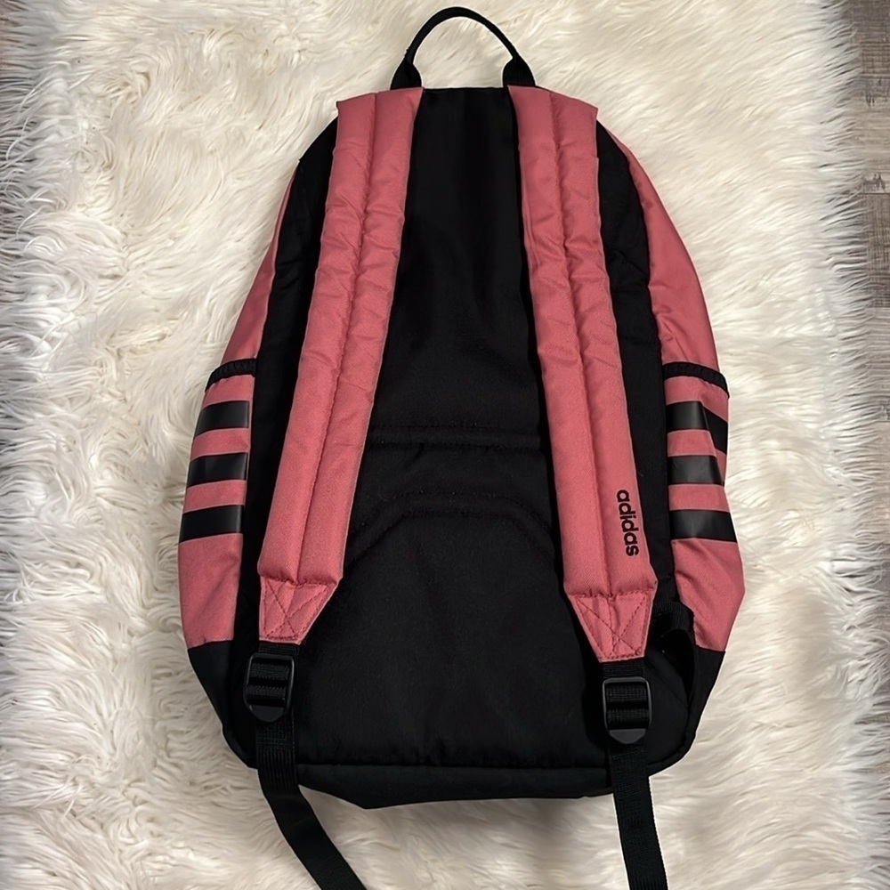 Adidas backpack book bag mauve rose pink - Picture 4 of 8